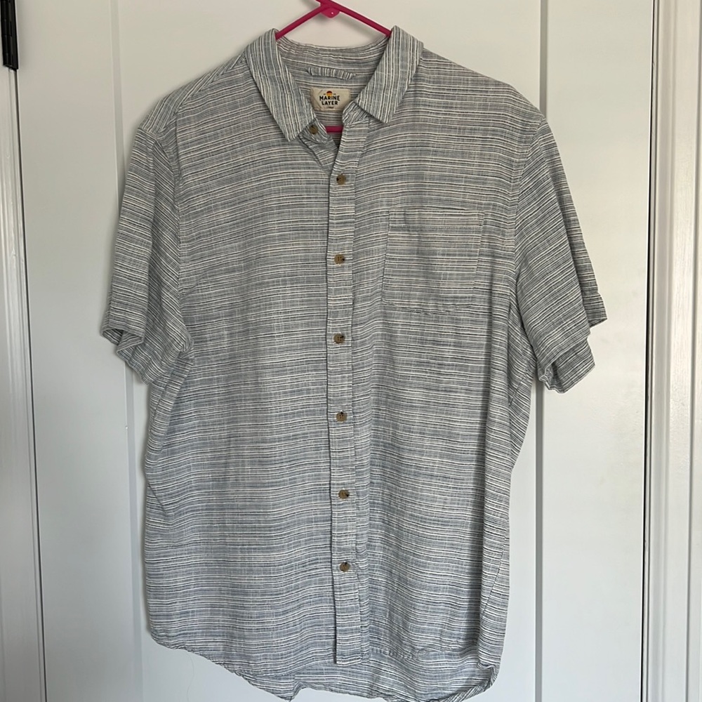 Marine Layer size L men’s short sleeve button up
